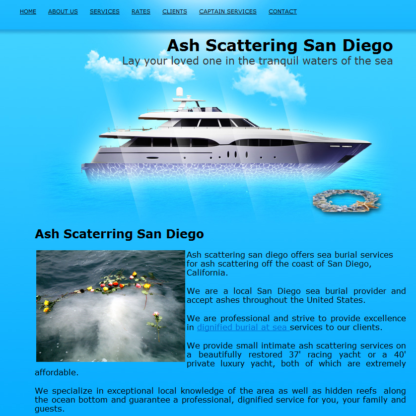 Ash Scattering San Diego - ash scattering san diego - burial at sea services